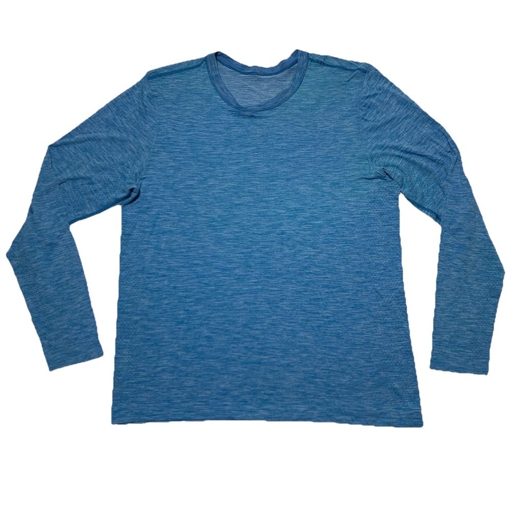 Lululemon Metal Vent Tech long-sleeve athletic shirt Mens Size Large Sky Blue
